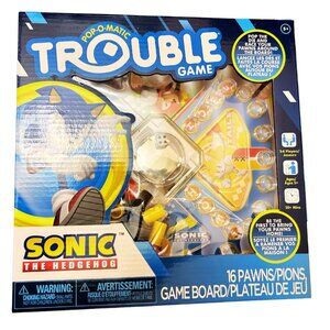 SONIC The Hedgehog Trouble POP-O-MATIC Game Ages 5+ NEW